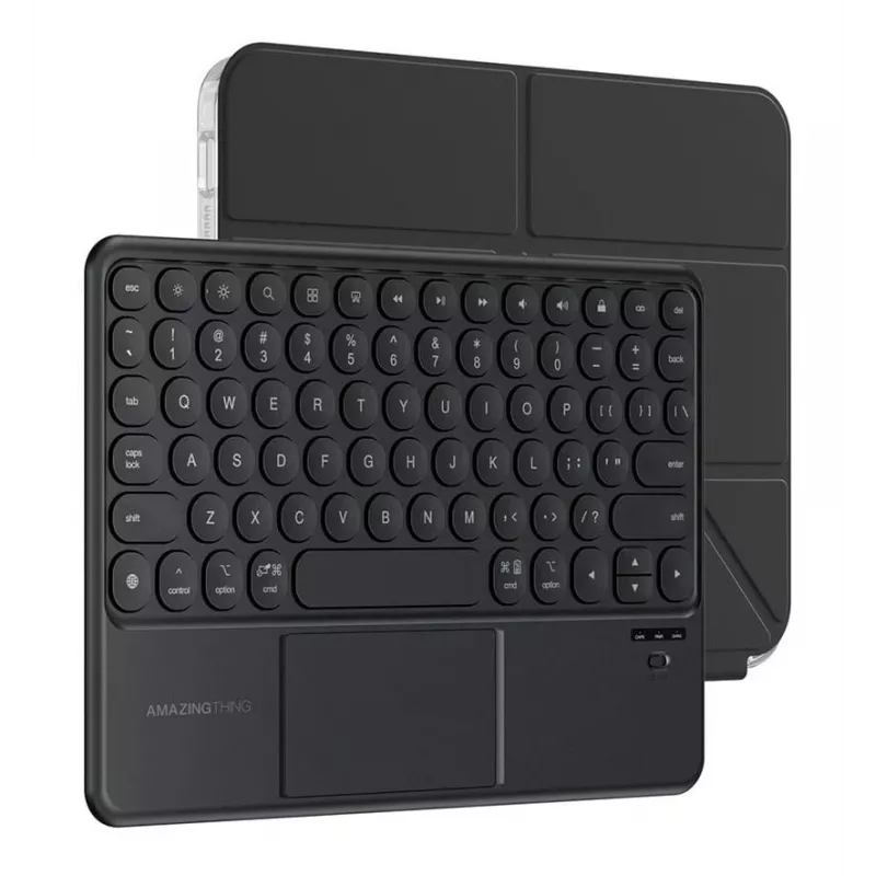 AMAZINGTHING Minimal Case KeyLite Combo Capa com teclado para iPad Air 11 M2/M3/M4 (2024/2025/2026) - Preto