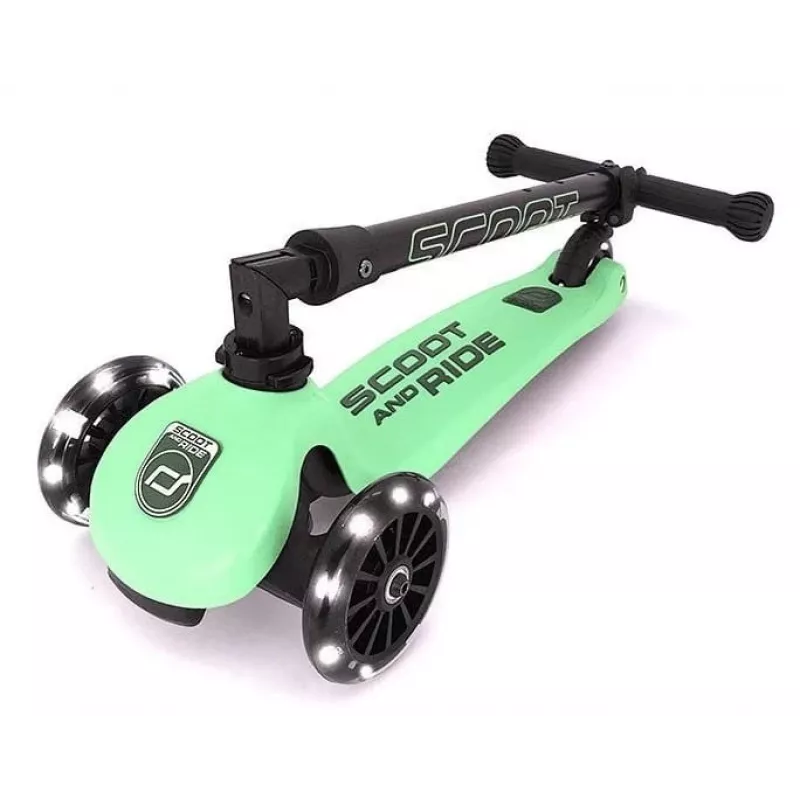 Scoot & Ride Highwaykick 3 LED Kiwi Trotinete de 3 Rodas