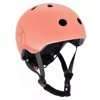 Scoot & Ride Capacete S-M Peach Capacete Multidesportivo para Criança