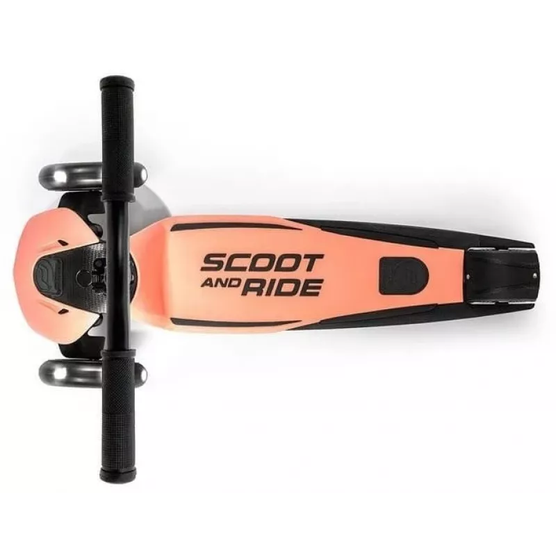 Scoot & Ride Highwaykick 5 LED Peach Trotinete de 3 Rodas