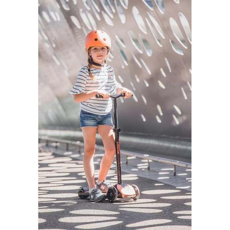 Scoot & Ride Highwaykick 5 LED Peach Trotinete de 3 Rodas