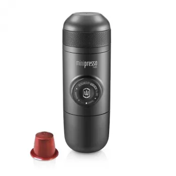 Máquina de café espresso portátil WACACO Minipresso NS para cápsulas Nespresso, preto