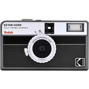 Máquina fotográfica Kodak EKTAR H35N às riscas preto