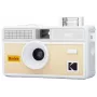 Máquina fotográfica de filme descartável 35mm KODAK I60 com flash incorporado, bege-cinzento