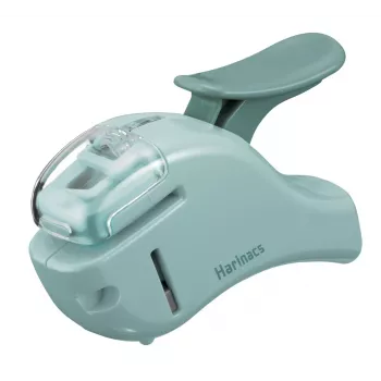 Agrafador sem agrafos KOKUYO Harinacs SMALL+ azul-claro verde (SLN-MSH305GB)
