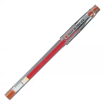 Caneta de gel PILOT G-Tec-C4 0,4 mm, laranja, BL-GC4-O