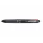 PILOT PEN FriXion Ball 4 Caneta de Gel Apagável 4-em-1 Corpo Preto 0,5 mm Extra Fina