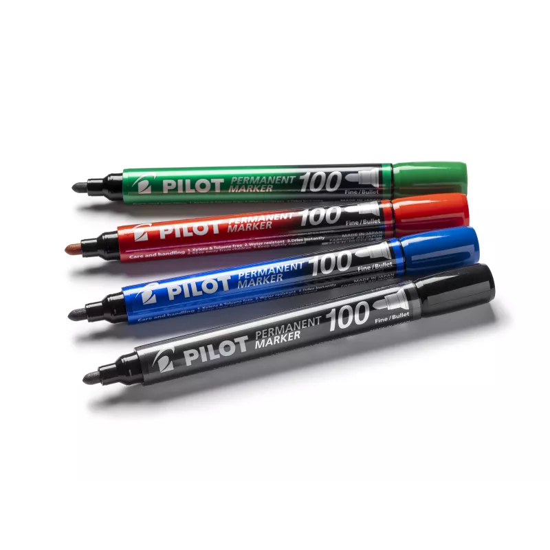 Pilot Pen 100 Marcador Permanente Verde 1,0 mm
