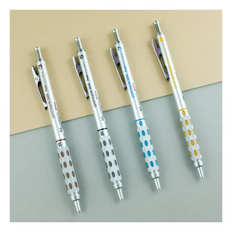 Pentel Lapiseira 0,5 mm Prateado Metálico