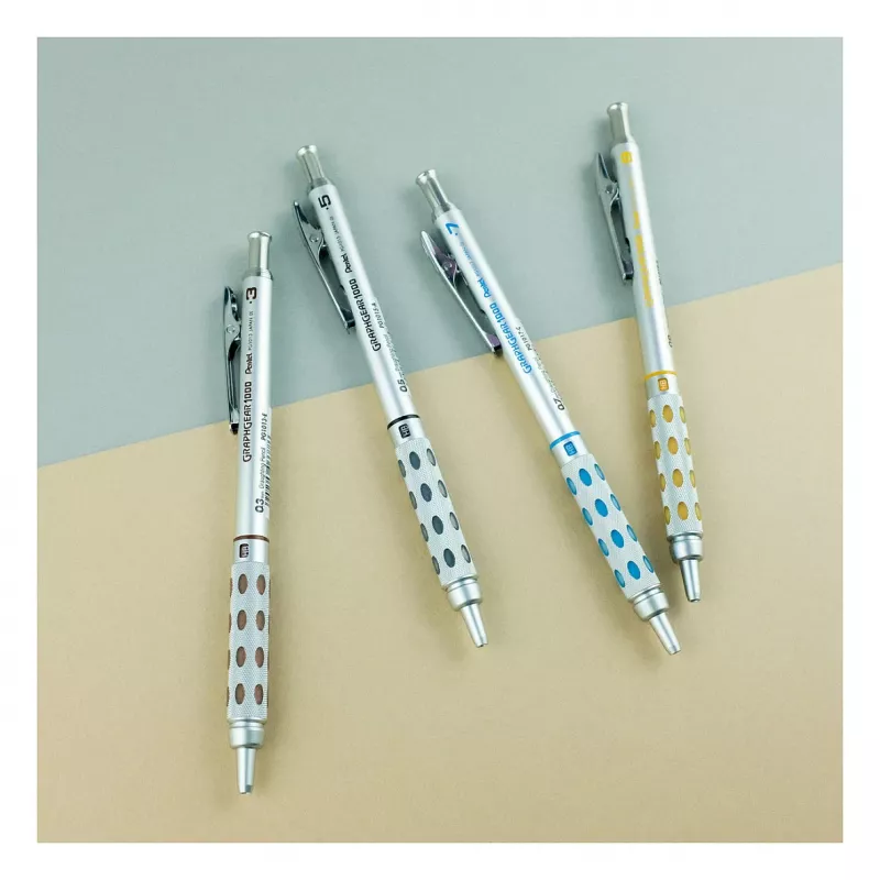 Pentel Lapiseira 0,5 mm Prateado Metálico