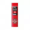 Pentel C275-BO Pack de Recarga de Minas Super Hi-Polymer - Vermelho - 0,5 mm - 40 Minas - Caixa