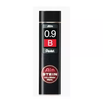 Pentel C279-BO Minas Super Hi-Polymer 0,9 mm B Preto 36 Minas Caixa