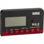 Korg MA2-BKRD metrónomo digital de bolso LCD preto/vermelho