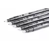 Conjunto de marcadores finos Pentel Pointliner, preto