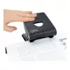 Perfurador de 2 furos Rapesco 827-P PF827PB2, 30 folhas, preto