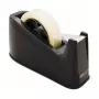 Dispensador de fita adesiva de mesa Rapesco Germ-Savvy preto