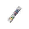 Dispensador Rapesco Supaclip 40 - preto/prateado - capacidade 40 folhas - 8 clipes incluídos