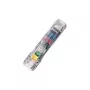Dispensador Rapesco Supaclip 40 - preto/prateado - capacidade 40 folhas - 8 clipes incluídos