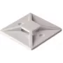 Suporte para abraçadeiras HellermannTyton MB3A-PA66-NA-C1 branco 100 unid.
