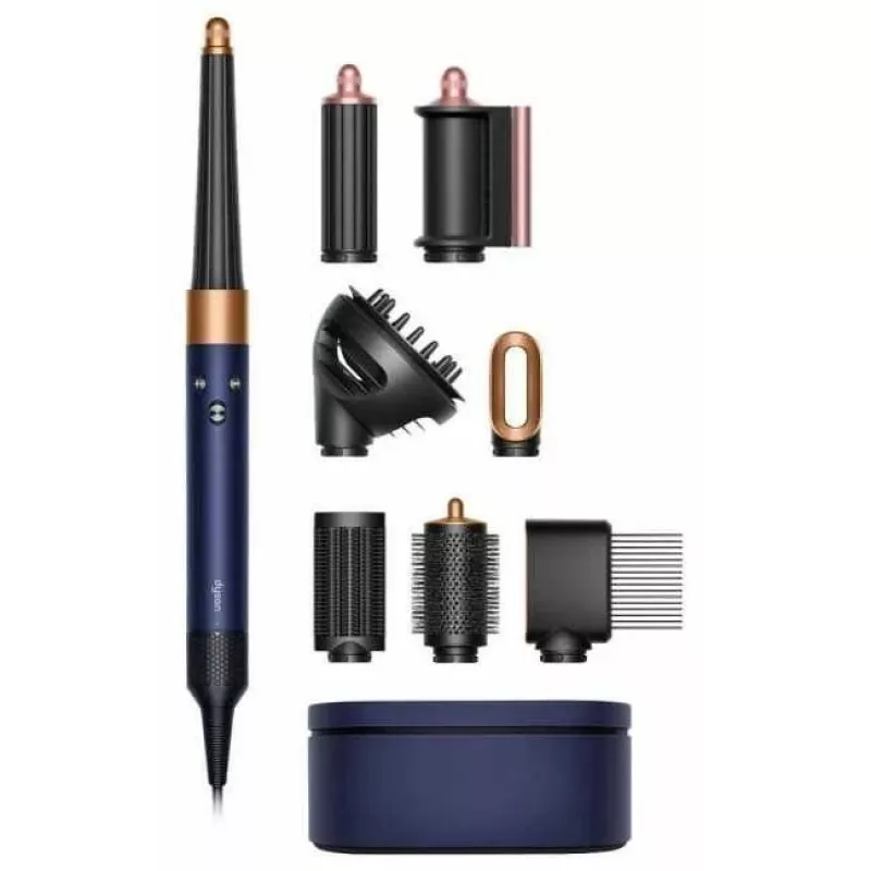 Multistyler Dyson Airwrap i.d. Curly+Coily azul prussiano/cobre rico
