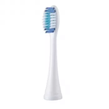Cabeças de escova de substituição Panasonic WEW0917W803 para escovas de dentes elétricas, pack de 2, brancas