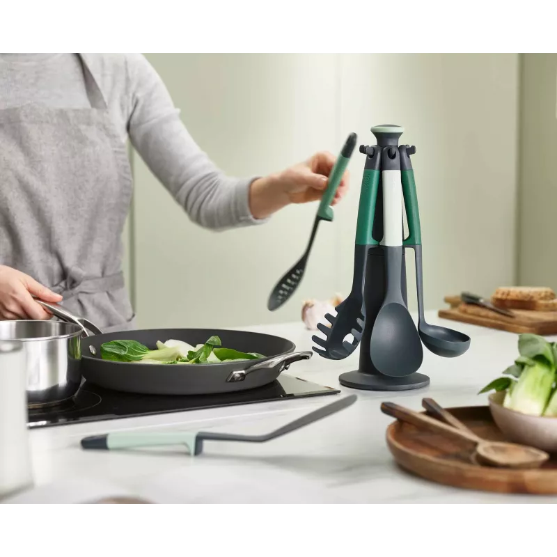 Conjunto de 6 utensílios de cozinha Elevate verdes - Editions Joseph Joseph