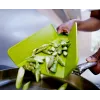 Joseph Joseph Chop2Pot Plus tábua de corte dobrável verde