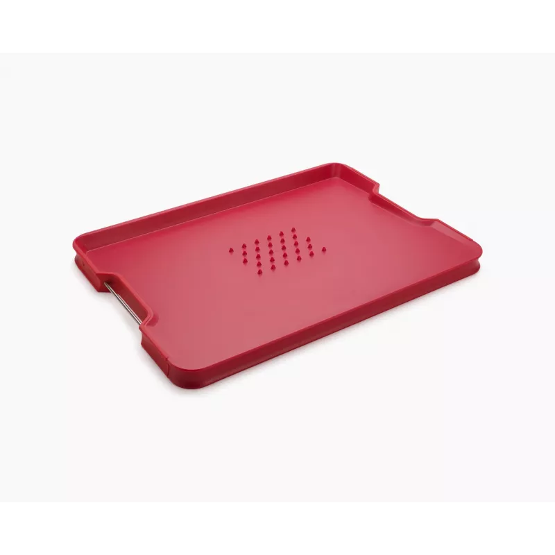 Joseph Joseph Cut&Carve Plus tábua de corte XL de dupla face vermelha