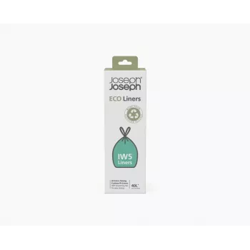 Sacos de lixo IW5 40L cinzentos de plástico reciclado (20 sacos) Joseph Joseph