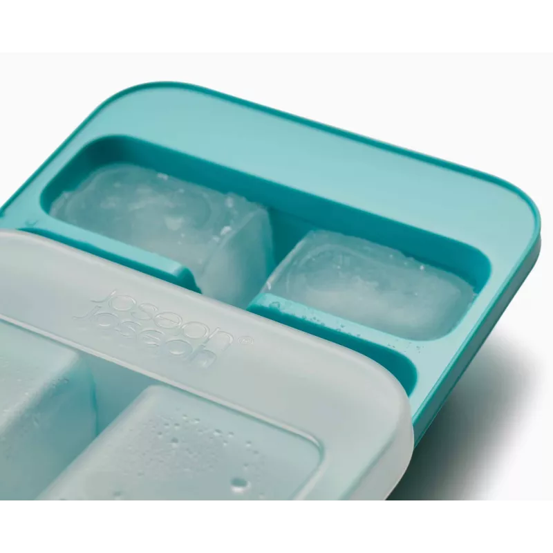 Formas de gelo de enchimento fácil Flow azuis, pack de 2 Joseph Joseph