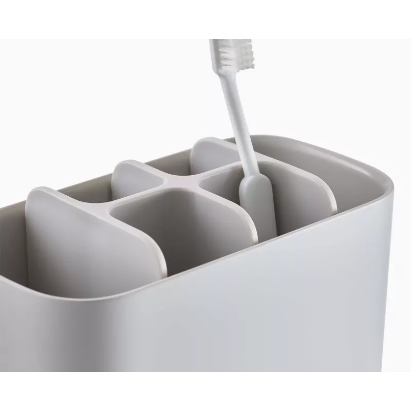 Porta-escovas de dentes grande EasyStore mate ecru Joseph Joseph