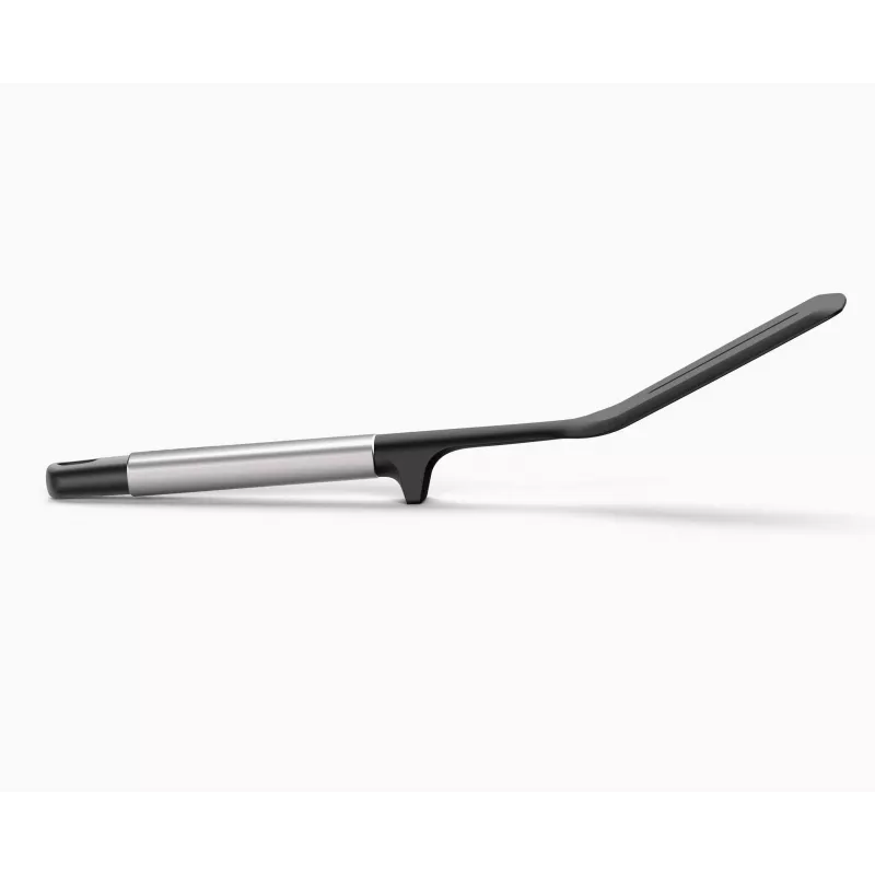 Joseph Joseph Elevate espátula perfurada em aço inoxidável e silicone - preto/cinzento