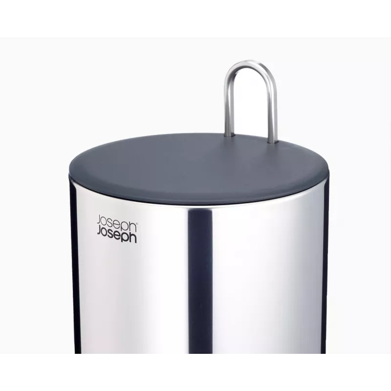 Joseph Joseph EasyStore Luxe porta-rolos de papel higiénico em aço inoxidável com compartimento oculto