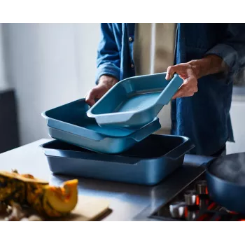 Joseph Joseph Nest assadeira média azul