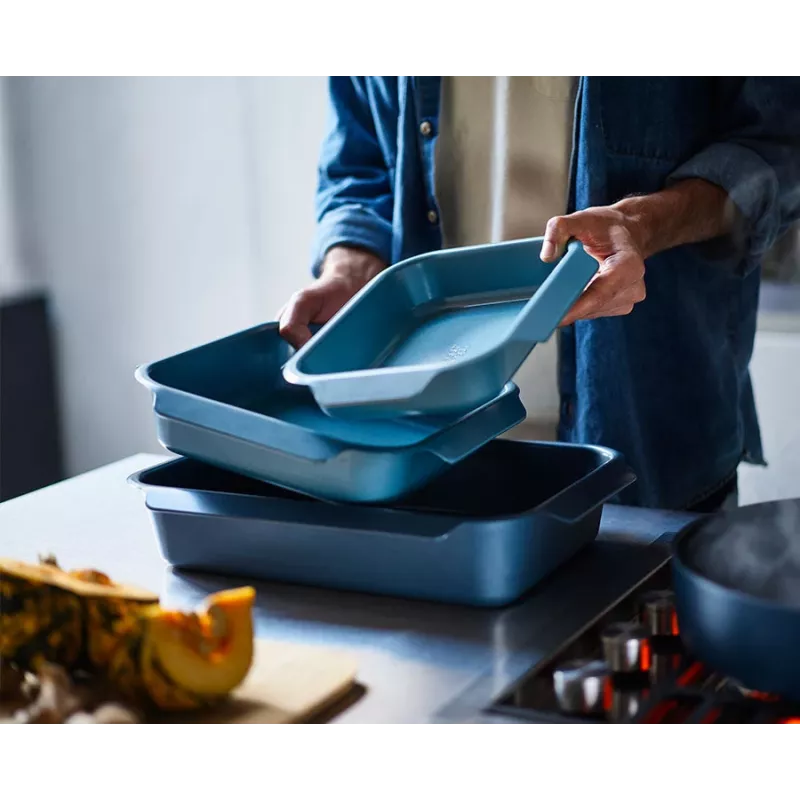 Joseph Joseph Nest assadeira média azul