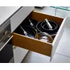 Joseph Joseph Space conjunto de cozinha antiaderente cerâmico com cabo dobrável 6 peças azul