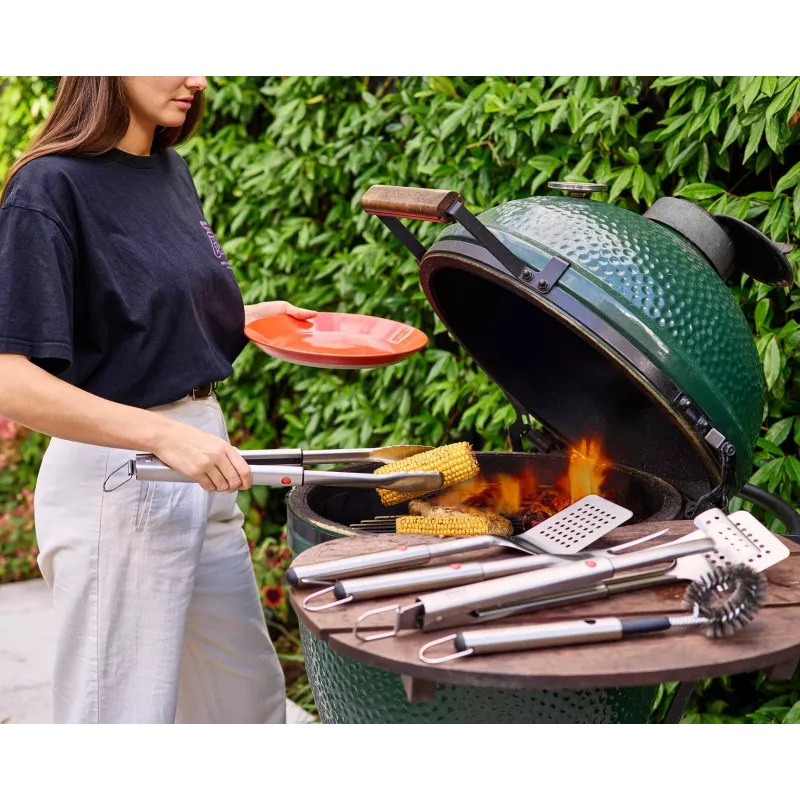 Joseph Joseph GrillOut conjunto de 2 espátula e pinça de churrasco, cinzento/aço inoxidável