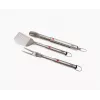 Joseph Joseph GrillOut conjunto de churrasco em aço inoxidável de 3 peças com espátula, pinça e garfo