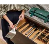 Joseph Joseph GrillOut conjunto de churrasco em aço inoxidável de 3 peças com espátula, pinça e garfo