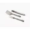 Joseph Joseph GrillOut conjunto de churrasco em aço inoxidável de 3 peças com espátula, pinça e garfo