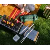 Joseph Joseph GrillOut Black pincel de silicone para churrasco com cabo extensível