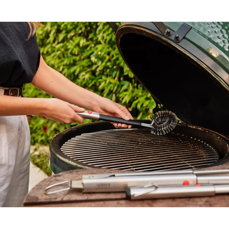 Joseph Joseph GrillOut SST escova de limpeza para grelhador com cabo extensível