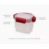 Conjunto de 4 recipientes para alimentos Joseph Joseph Nest Lock vermelho 1,1 L
