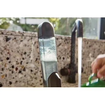 Escova de lavar louça Joseph Joseph SinkTech com doseador de sabão e cabeça substituível, cinzento/verde