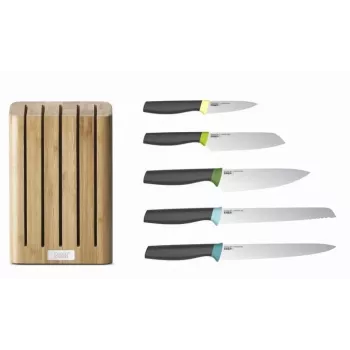 Conjunto de 5 facas Joseph Joseph Elevate Bamboo