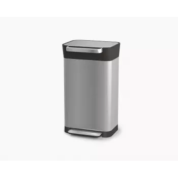 Joseph Joseph Titan compactador de lixo de 30L em aço inoxidável com sistema de compactação
