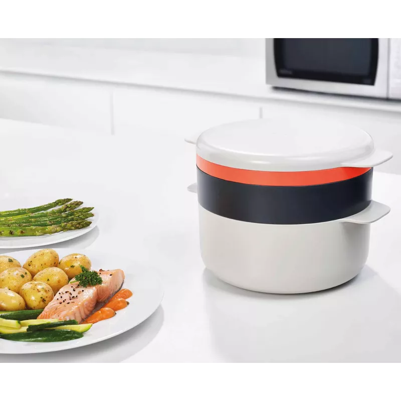 Conjunto de cozinha para micro-ondas de 4 peças Joseph Joseph M-Cuisine laranja