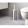 Escova de sanita Joseph Joseph Flex 70517 em aço inoxidável com cabeça de silicone, prateado/cinzento