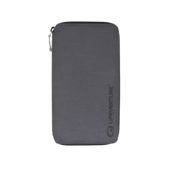 Lifeventure carteira de viagem RFiD reciclada - cinzento