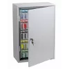 Caixa de chaves Phoenix Safe KC0604K - Cinzento - 200 ganchos - Fechadura de chave - 380 x 140 x 550 mm